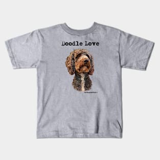 Doodle Dog Love Kids T-Shirt